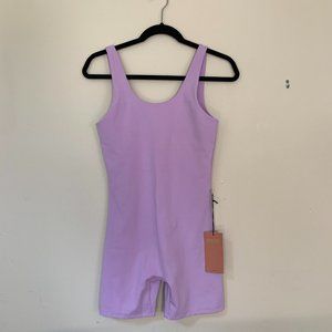 Girlfriend Collective Unitard Lilac Bike Short